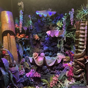 Tonga Hut - The lobby/check-in area - Hawaiian Near Me - Palm Springs, California