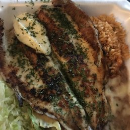 Pan fried whole trout, cooked to perfection. Pan fried whole trout, cooked to perfection.