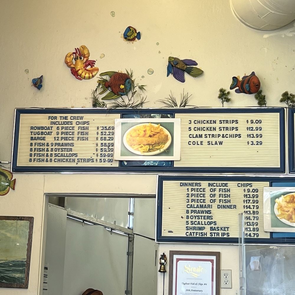 Tugboat Fish & Chips - Seafood Near Me - Rancho Cordova, California Tugboat Fish & Chips - Seafood Near Me - Rancho Cordova, California