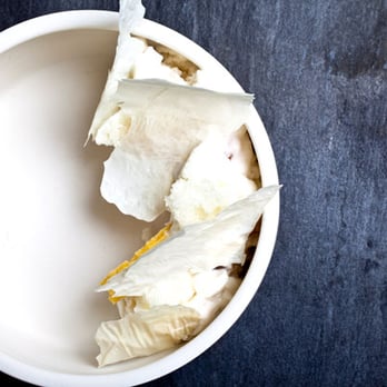 Atera - Parsley root split, freeze dried banana, dried cake, dried milk - New American Near Me - New York, New York