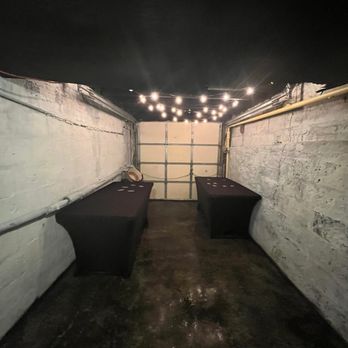 Renoz W Char - Garage set up for pop up shop. - Cabinetry Near Me - Atlanta, Georgia