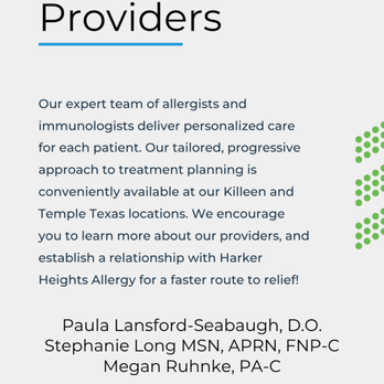 Harker Heights Allergy - Our Providers - Allergists Near Me - Killeen, Texas Harker Heights Allergy - Our Providers - Allergists Near Me - Killeen, Texas