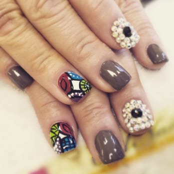 Cool Nails - My acrylic nails with designs! - Nail Salons Near Me - Baldwin, New York