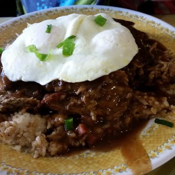 808 Grindz Cafe - Shredded Pork Lau Lau - Cafes Near Me - Lahaina, Hawaii