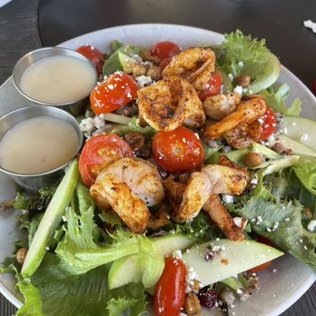 Industrial Taphouse - Apple & Ancient Grain salad with shrimp - New American Near Me - Ashland, Virginia