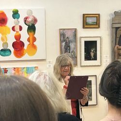 Barn Gallery - Speakers, appreciations and honoring during the well attended reception
