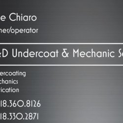 J&D Undercoat & Mechanic Services