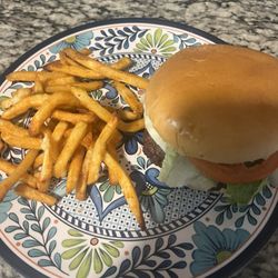 Wawa Gas Station - Burger and fries