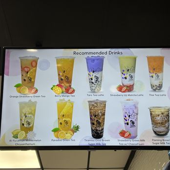 Onezo - Recommended drinks as of Sept. 2023 - Bubble Tea Near Me - Arlington, Texas