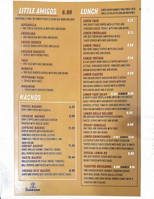 Menu photo 1 El Jarocho Checotah, OK