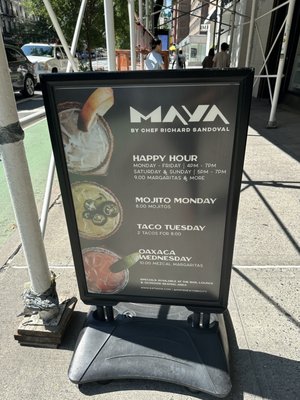 Menu photo 8 Maya New York, NY