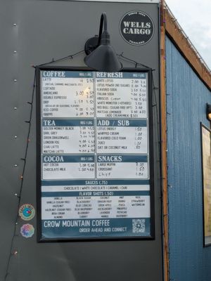 Menu photo 3 Crow Mountain Coffee Smithfield, UT