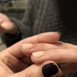 M Nail On Walnut