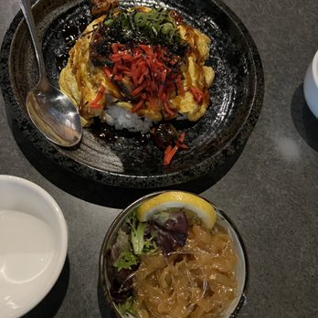 Guu Original Thurlow - Eel fried rice & jellyfish with sesame - Japanese Near Me - Vancouver, British Columbia
