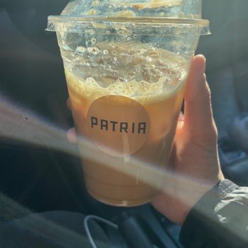 Patria Coffee Roasters - Vanilla latte w/ soy milk - Coffee Roasteries Near Me - Compton, California Patria Coffee Roasters - Vanilla latte w/ soy milk - Coffee Roasteries Near Me - Compton, California