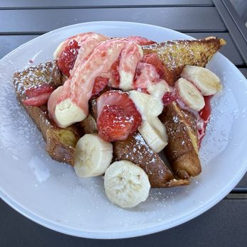 The Funky Frenchie - Strawberry Banana Frenchie (French Toast) - Breakfast & Brunch Near Me - San Diego, California The Funky Frenchie - Strawberry Banana Frenchie (French Toast) - Breakfast & Brunch Near Me - San Diego, California