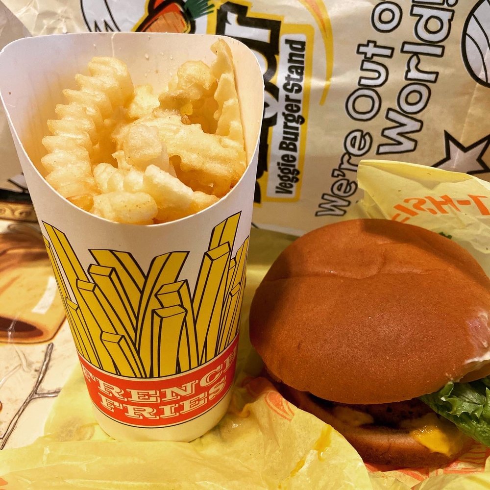 Earth Burger - Veggie Burger and fries - Burgers Near Me - San Antonio, Texas