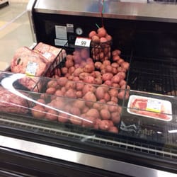 Pay Less Super Markets - Pretty sure this is a health code violation?