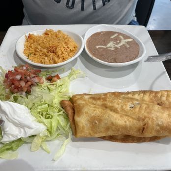 El Charro Authentic Mexican Cuisine - Shrimp Chimichanga meal I believe - Mexican Near Me - Lexington, Kentucky El Charro Authentic Mexican Cuisine - Shrimp Chimichanga meal I believe - Mexican Near Me - Lexington, Kentucky