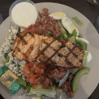 Timber Creek Grill - Cobb salad with salmon - American Near Me - O'fallon, Missouri Timber Creek Grill - Cobb salad with salmon - American Near Me - O'fallon, Missouri