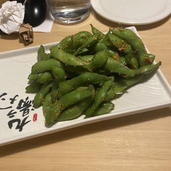 Kyuramen x TBaar - Pittsburgh - Chili garlic edamame - Ramen Near Me - Pittsburgh, Pennsylvania Kyuramen x TBaar - Pittsburgh - Chili garlic edamame - Ramen Near Me - Pittsburgh, Pennsylvania