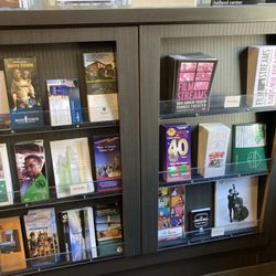 Omaha Visitor Information Center - Just a small part of the amazing and well-organized pamphlet selection