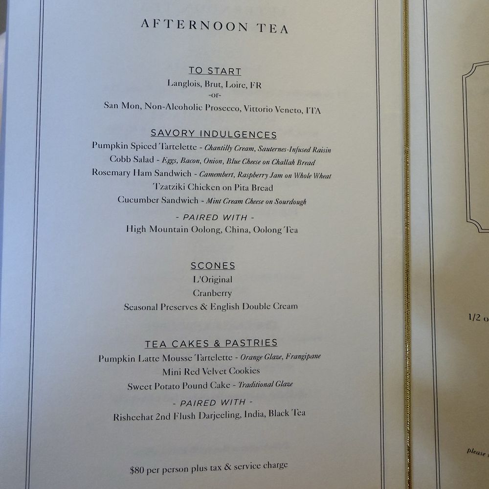The French Room - Afternoon tea menu - French Near Me - Dallas, Texas The French Room - Afternoon tea menu - French Near Me - Dallas, Texas