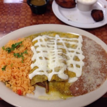 Franco's Taqueria - Franco's Enchilada Mix served with Spanish rice and beans - Mexican Near Me - Riverside, New Jersey Franco's Taqueria - Franco's Enchilada Mix served with Spanish rice and beans - Mexican Near Me - Riverside, New Jersey