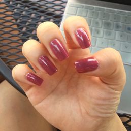 Just a regular manicure. Look how shiny!