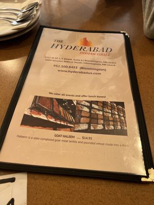 The Hyderabad Indian Grill Nicollet Ave Minneapolis by null