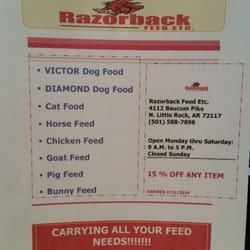 Razorback Feed Seed & Etc