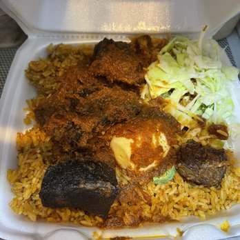 Rahama Restaurant & Catering - Jollo rice with goat, meat was super dry - African Near Me - Alexandria, Virginia Rahama Restaurant & Catering - Jollo rice with goat, meat was super dry - African Near Me - Alexandria, Virginia