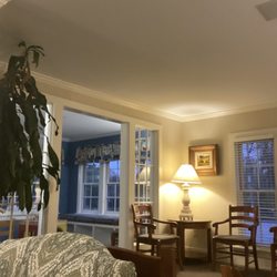 Pittsford Family Dental - Waiting area. Blue room with children's toys.