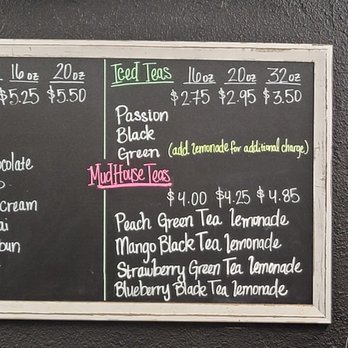 The Mud House - Menu - Coffee & Tea Near Me - Porterville, California