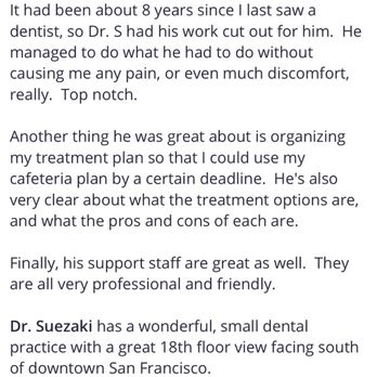Suezaki Robert I, DDS - General Dentistry Near Me - San Francisco, California Suezaki Robert I, DDS - General Dentistry Near Me - San Francisco, California