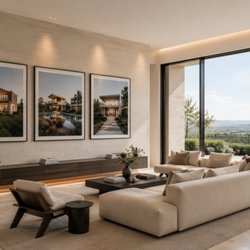 Modern Acre Studio - Modern Home Living Room in Richmond Texas