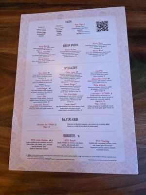 Menu photo 8 Bandidos Lynchburg, VA