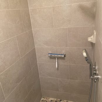 800 Remodeling - Remodeled individual shower. At our request, they even managed to keep my grandfather's old soap dish thingy (that's a technical term). - General Contractors Near Me - Los Angeles, California