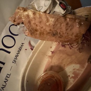 Fanoos Grills - Soggy wrap. - Halal Near Me - San Francisco, California