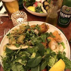 Olive & Thym - Crispy chicken platter