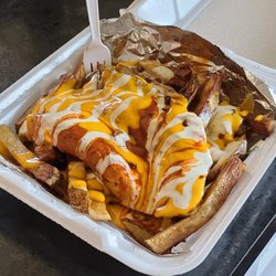 Patriot Grill - Loaded Buffalo chicken fries