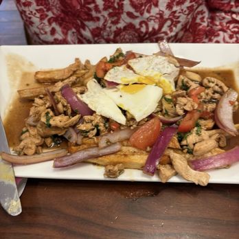 QUILLA by Sabor Peruano - Chicken saltado. I asked for no rice. Delicious - Peruvian Near Me - Rahway, New Jersey