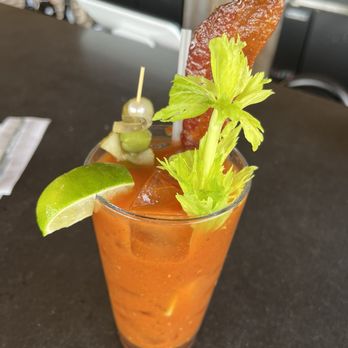 Park Winters Dining - Bloody Mary was delicious! - New American Near Me - Winters, California