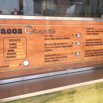 Tacos Correa - Menu - Mexican Near Me