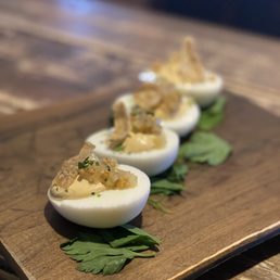 Smoked Deviled Eggs