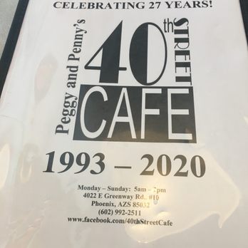 40th Street Cafe - Menu - Diners Near Me - Phoenix, Arizona