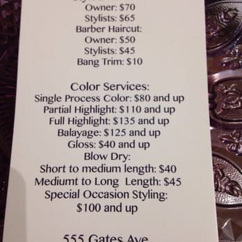 Etta Salon - Price list - Hair Salons Near Me - Brooklyn, New York Etta Salon - Price list - Hair Salons Near Me - Brooklyn, New York