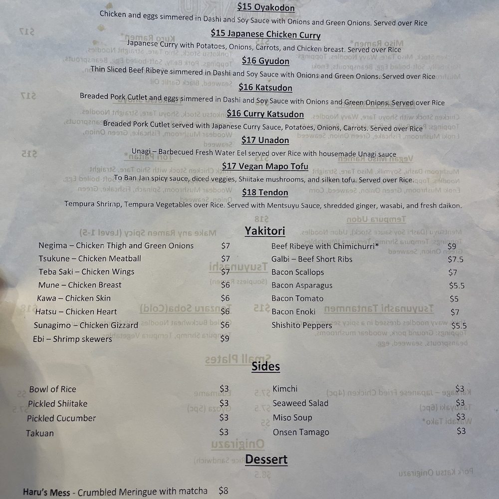 Haru - Ramen Near Me - Reno, Nevada