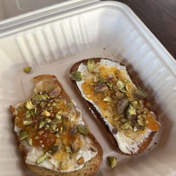 Mission Coffee - mascarpone apricot toast - Coffee & Tea Near Me - Visalia, California Mission Coffee - mascarpone apricot toast - Coffee & Tea Near Me - Visalia, California