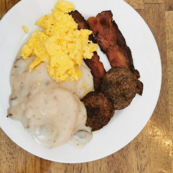 Benny's Cafe - Biscuit and sausage gravy combo - Cafes Near Me - McKinney, Texas